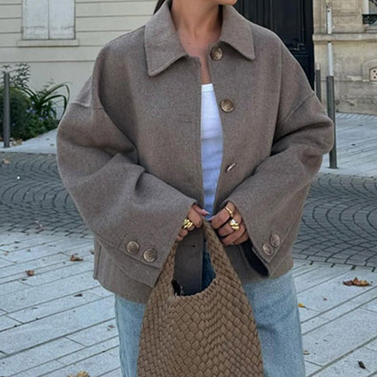 Veste Oversize Élégante Femme - Style Moderne et Intemporel